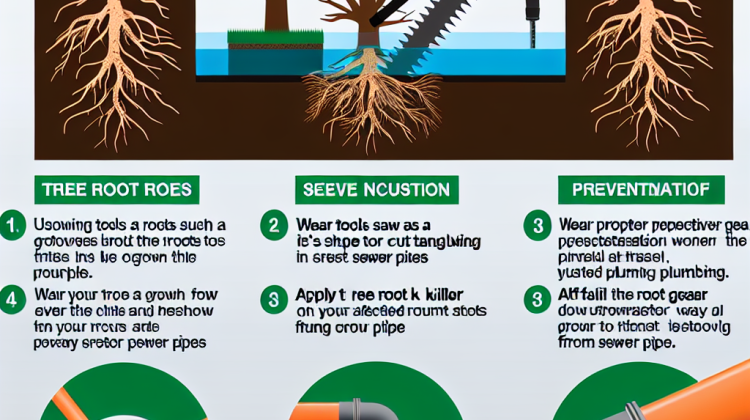 how to kill tree roots in plumbing