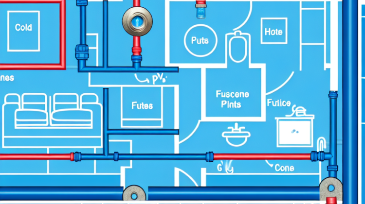 how to layout pex plumbing