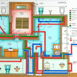 how to layout rough plumbing