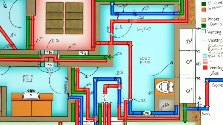 how to layout rough plumbing