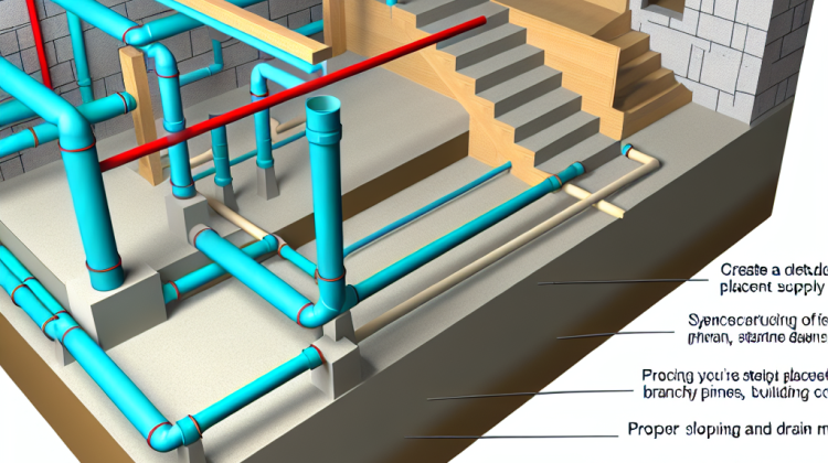 how to leave rough plumbing basement