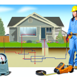 how to locate plumbing main line