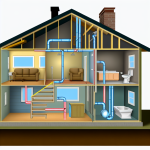 how to locate plumbing vent pipe