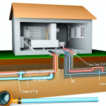 how to locate your plumbing line from the clean out