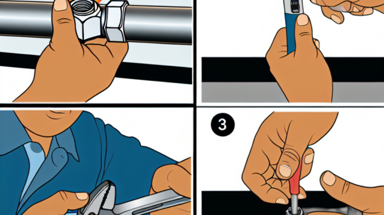 how to loosen stuck nut on plumbing fittings