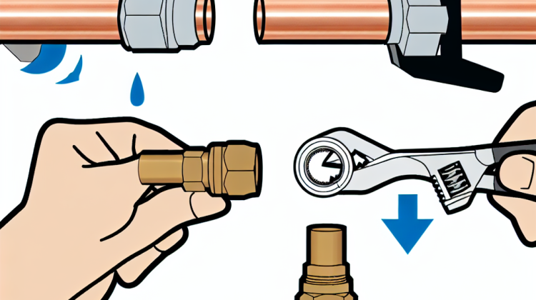 how to make 1 2 copper compression plumbing connectio