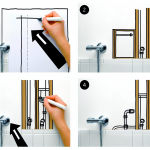 how to make access panel for shower plumbing