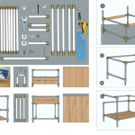 how to make cabinet with plumbing pipe