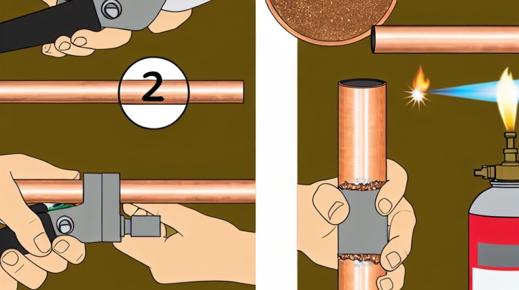 how to make copper plumbing connections