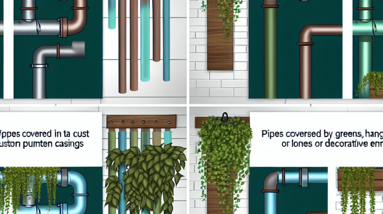 how to make exposed plumbing pipe look better