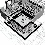 how to make footings visible in my plumbing plan