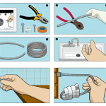 how to make homemade plumbing snake