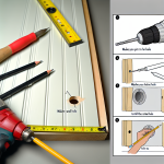 how to make plumbing holes in beadboard