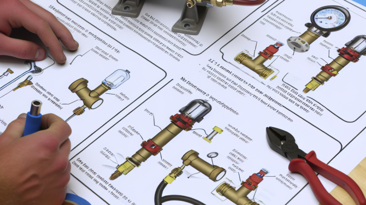 how to make plumbing test pump