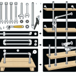 how to make shelves out of plumbing pipe