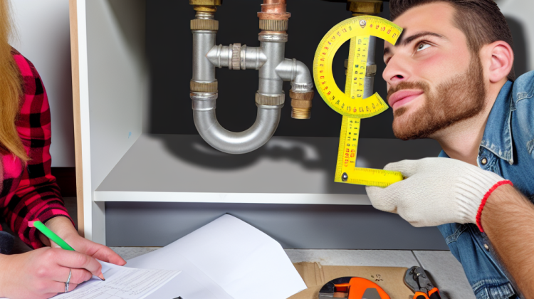 how to measure for plumbing angle