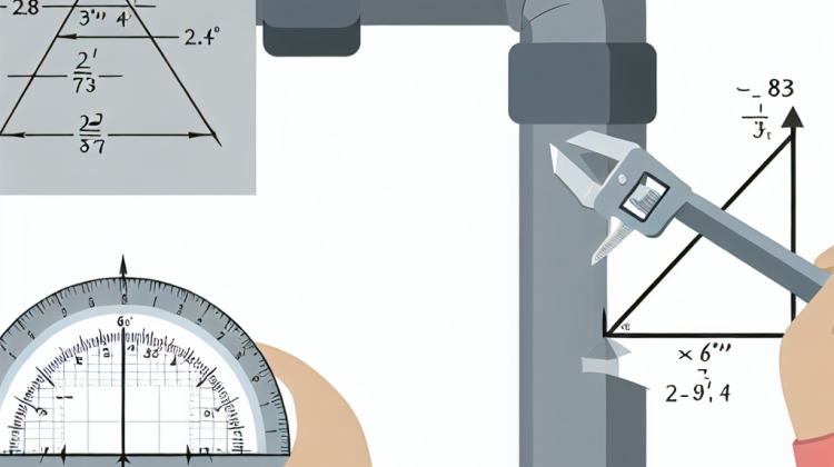 how to measure for plumbing angle formula