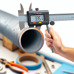 how to measure galvanized plumbing pipe diameter