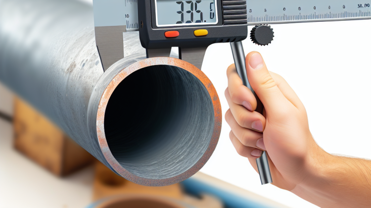 how to measure galvanized plumbing pipe diameter