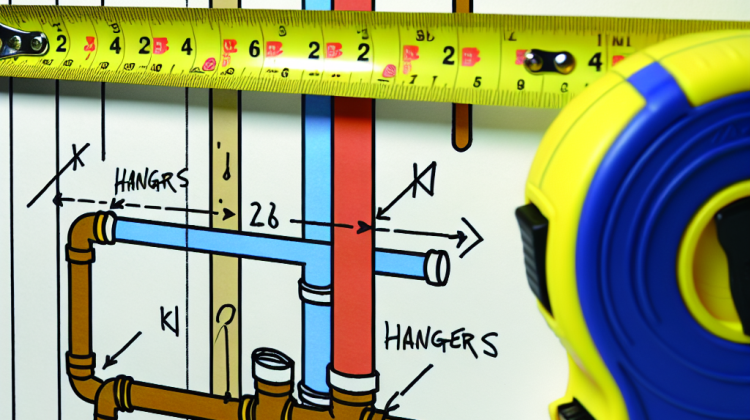 how to measure hangers for plumbing