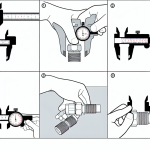 how to measure size of plumbing connector threads