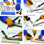 how to melt solder plumbing without soldering iron