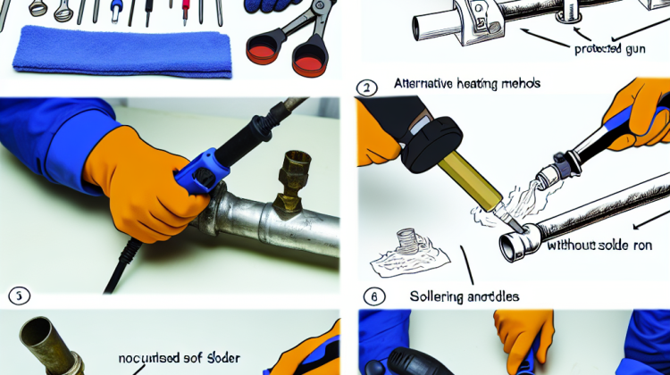 how to melt solder plumbing without soldering iron