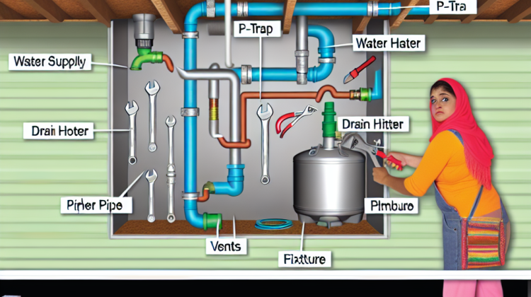 how to mobile home plumbing