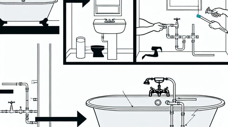 how to move bathtub plumbing