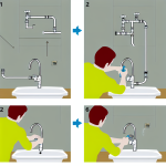 how to move plumbing for spout