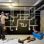 how to move plumbing in basement