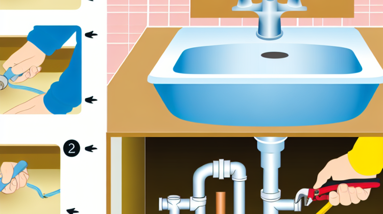 how to move sink plumbing from floor to wall