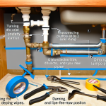 how to move sink plumbing over 2 inches