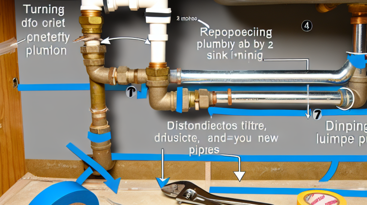 how to move sink plumbing over 2 inches