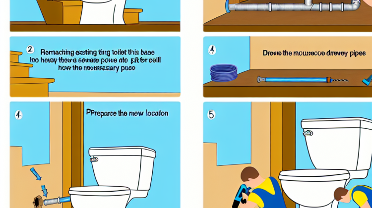 how to move toilet plumbing in basement