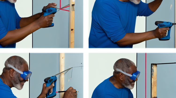 how to open drywall for plumbing