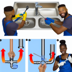 how to open sink plumbing