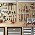 how to organize my electrical and plumbing and carpentry tools