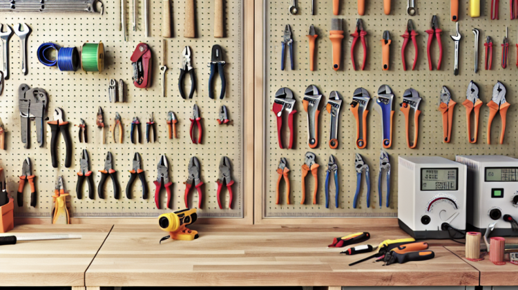 how to organize my electrical and plumbing and carpentry tools