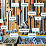 how to organize plumbing tools