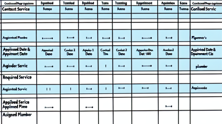 how to organize service calls for plumbing