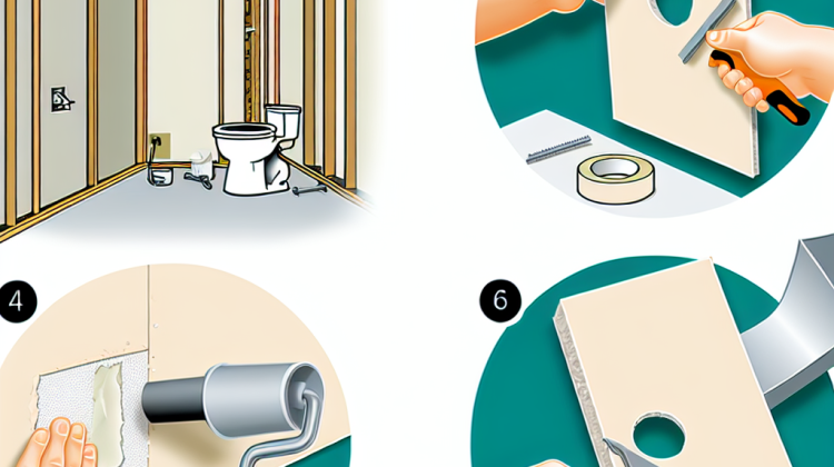 how to patch sheetrock after doing plumbing