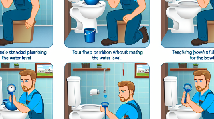 how to perform the bowl test on residential plumbing