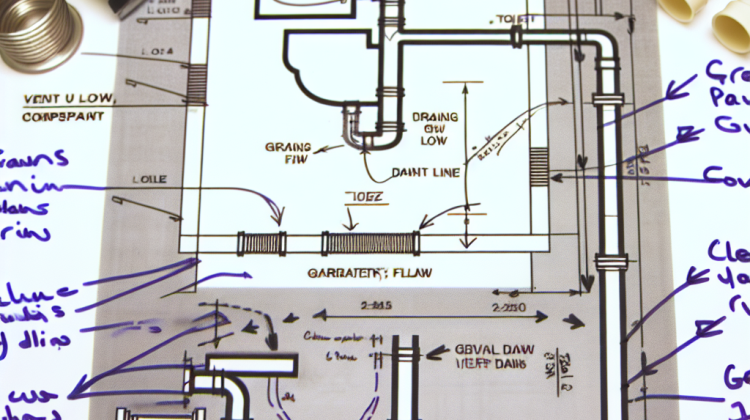 how to plan plumbing drains