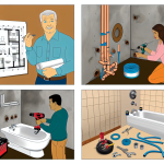 how to plumbing basement bathroom