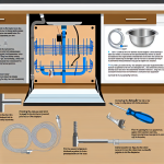 how to plumbing hook up for dish washer